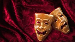 theater masks. image; canva
