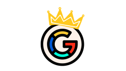 google logo with crown. source: canva pro