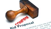 Confirm business proposal bid work. Image: canva