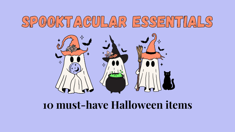 spooktacular essentials - 10 must have Halloween items. Image: canva