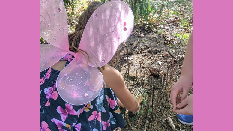 fairy girl in the woods