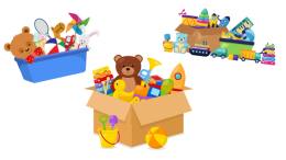 image of a variety of children's toys. Canva - source