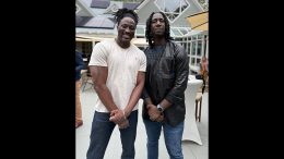 Winston Daley and Bou Ba Cardieme. Photo credit: Renisha Talbot