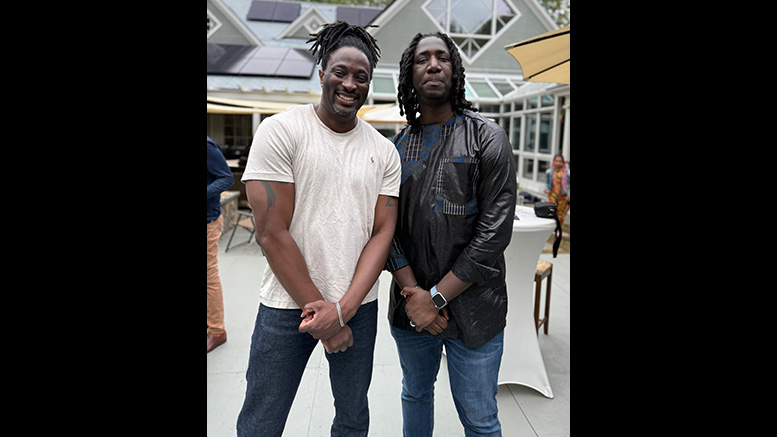 Winston Daley and Bou Ba Cardieme. Photo credit: Renisha Talbot