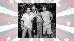 Susan Koch-Weser, candidate, and family